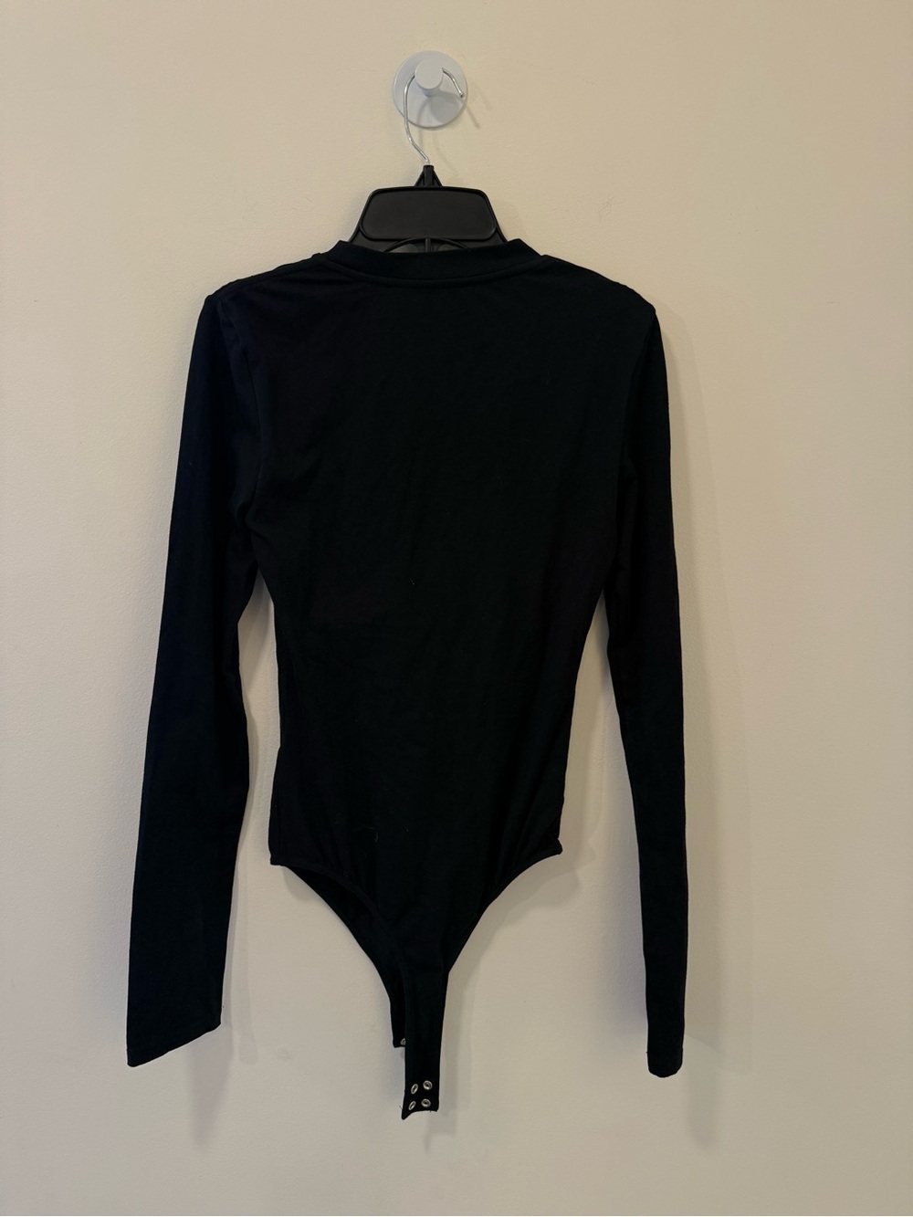 Kendall + Kylie Black Long-Sleeve Kids Bodysuit Size Small #Lux-W